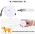 Retractable Dog Leash for Small and Medium Dogs up to 22lbs with 9.8ft Strong Nylon Tape, Hands Free, Portable and Lightweight Leash with Wrist St...