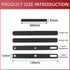 YIMAGUJRX RUNJRX Keyboard Spacebar Foam, Silencer Pad for 7U Mechanical Keyboard Space Bar (6Pcs)...