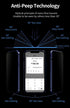 Anti-spy Screen iPhone12Promax case?Lock + Magnetic adsorption Anti-Peeping Metal Frame 360 Full Body Protective Cover Double-Sided Glass Lens Pro...
