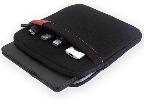 Lacdo Waterproof External USB CD DVD Writer Blu-Ray Protective Storage Carrying Case Bag Compatible Apple MD564ZM/A SuperDrive,Magic Trackpad, SAM...