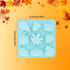 Fall Silicone Mold 3D Pumpkin Silicone Mold Halloween Thanksgiving Candy Mold Autumn Maple Leaf Acornshape Chocolate Candy Cake Pan Baking Tray Mo...