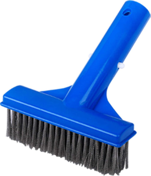 5" Pool Stainless Steel Algea Brush - Blue Brush Body and Handle...