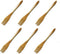 JapanBargain 4105x6, Small Bamboo Wood Forks for Appetizer Snack Fruit Dessert Kids Reusable Dishwasher Safe, Set of 6, 5.75-inch...