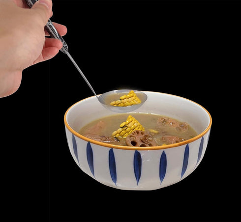 3 Pcs Cooking Spoon Stainless Steel Serving Spoons Slotted Spoon Soup Ladle kitchen Cooking Utensils Set Serving Utensils...
