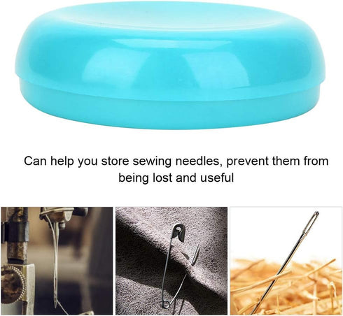 Magnetic Sewing Pincushion Sewing Pin Holder Pincushion Organizer Household Supplies for Quilting Safety Pins, Flower Head Straight Pins, Glass He...