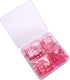 570PCS Breast Cancer Awareness Beads Charms for Jewelry Making, Pink Ribbon Charms Clay Beads Acrylic Crystal Pink Beads for Bracelet Necklace Ear...