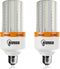 2 Pack 50W LED Corn Light Bulb 6250 Lumin 400W Replacement E26 Cool Daylight White Led Light Bulb for Indoor Outdoor Building Appliction, 2 Count ...
