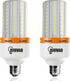 2 Pack 50W LED Corn Light Bulb 6250 Lumin 400W Replacement E26 Cool Daylight White Led Light Bulb for Indoor Outdoor Building Appliction, 2 Count ...