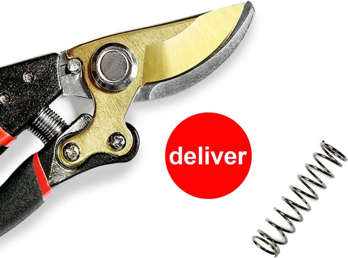 Pruning Shears for Gardening, Garden Shears Heavy Duty, Professional Bypass Pruner Hand Shears, Tree Trimmers Secateurs, Garden Clippers for Plant...