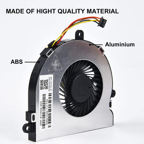 Replacement Laptop Cooling Fan for HP 15-ac 15-af 15-ay 15-ba 15-be 15-bd 15-bf 15-bs 15-bw Series CPU Fan P/N 813946-001 PN-C116 TPN-C125 DC28000...