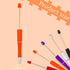 30Pcs Beadable Pens Plastic Bead Pen Black Ink Ballpoint Pens Diy Pens Cute Cool Pens for Halloween Kids Girls Students Teacher Bridal Graduation ...