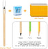 AUAUY 6 PCS Inkless Pencil, Infinity Pencil, Reusable Everlasting Pencil, Erasable Portable Pencil, Technology Unlimited Eternal Pencil for Writin...