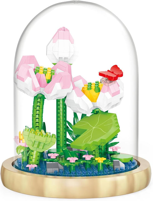 Flower Bouquet Building Set, Mini Bricks Building Blocks Artificial Flowers, DIY Decoration Home, 659 Pieces Botanical Collection Building Toys fo...