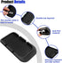 Car Dashboard Anti-Slip Mat Cell Phone Holder, Double-Groove Sticky Gripping Gel Pad with Number Plate, Multifunctional Car Dashboard Sticky Pad M...