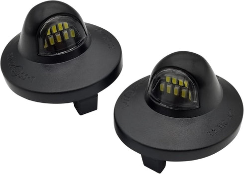 Full LED License Plate Light Tag Lamp Assembly Compatible with Ford F-150 F-250 F-350 F-450 F-550 Super Duty Explorer Expedition Ranger Excursion ...
