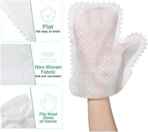Home Disinfection Dust Removal Gloves, 2022 New Microfiber Fish Scale Cleaning Duster Glove, Washable, Reusable Wet & Dry Kitchen Mitt (40PCS)...