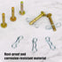 SAVITA 5pcs 0.5x0.25x1.6in Shear Pins for Snowblower and 5pcs Cotter Pins Replacement Parts for Cub Cadet OEM-738-04124A 714-04040 Snowblower MTD ...
