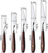 Cake Cream Spatula 5 Pieces/Set Stainless Steel Frosting Baking Pastry Tool Mixing Set Cake Icing Oil Painting Decorating Cream Toner Tool...