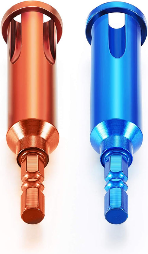 Wire Twisting Tools, Wire Stripper and Twister, Wire Terminals Power Tools for Stripping and Twisting Wire Cable (4, Blue and Orange)...