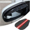 2PCS Car Rear View Mirror Rain Visor Guard, Carbon Fiber Auto Side Mirror Rain Eyebrows, Rainproof Waterproof PVC Rearview Mirror Rain Visor Smoke...