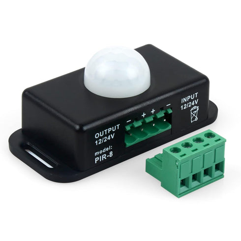 RGBZONE DC12V 24V PIR Sensor LED Switch Motion Function Cotroller for 5050 3528 5630 Flexible LED Strips Light......
