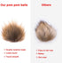SIQUK 20 Pieces Faux Fur Pom Pom DIY Faux Fox Fur Fluffy Pom Pom with Elastic Loop for Hats Scarves Gloves Bags Accessories...