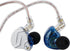 Linsoul KZ ZSN Pro Dual Driver 1BA+1DD Hybrid Metal Earphones HiFi in-Ear Monitor with Detachable Recessed 2Pin Cable, Zin Alloy Panel (Without Mi...