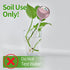 Soil Moisture Meter, Naiades Rose Gold Plant Hygrometer Sensor Water Monitor for Farming Gardening Indoor Outdoor Plants (No Batteries Needed)...