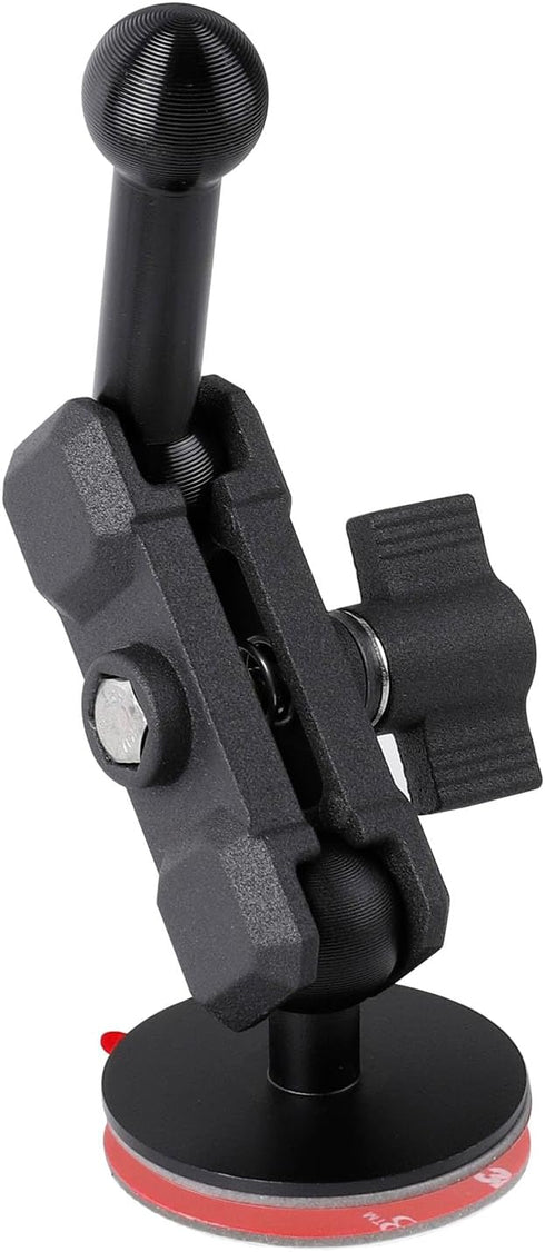 Adhesive 17mm Ball Mount with Extension Adapter for Car Phone Holder, Suction Cup Base for Mounting on Car Dashboards, 17mm Ball Head Stand Base C...