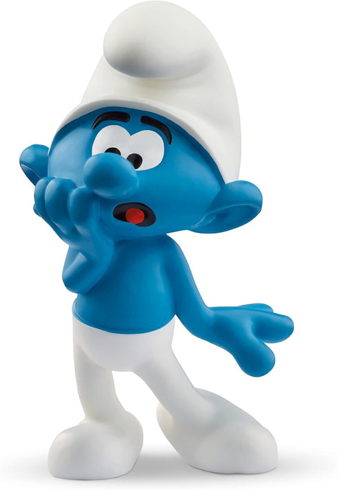 Schleich Smurfs, Collectible Retro Toys and Figurines for All Ages, Scaredy Smurf Figure...