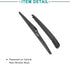 ACROPIX Window Rear Windscreen Wiper Blade fit for Mazda CX-5 with Arm Set Black...