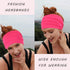 Woeoe African Headbands Knotted Hairbands Black Yoga Sport Head Wraps Wide Elastic Head Scarf for Women and Girls (Pack of 4)...
