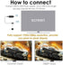 SmartSee MiraScreen Wireless Display Adapter 1080P HDMI Screen Mirroring Media Player TV Stick for Tablet Smartphone...
