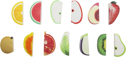 Sticky Note 3D Fruit and Vegetable Sticky Note Message Note Highlights Bookmark Suitable for Home Office School Holiday Gifts and Company Prizes 1...