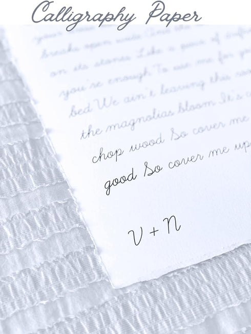400 GSM / 25 Sheets Deckle Edge Blank Drawing Watercolor Paper, White, Mixed Media Loose Leaf Paper, Cotton Rag Handmade Paper for Artists, Invita...