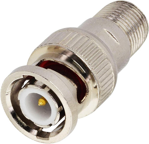 Boobrie F-Type to BNC Coax Adapter - BNC/F Female Coaxial Cable Connector - RG6/59/58/SDI/HD SDI (5 Pack) for CCTV Camera, Satellite Scanner...