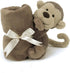 Jellycat Bashful Monkey Soother, 13.5 inches - Security Blanket & Lovey for Babies - Baby Gift...