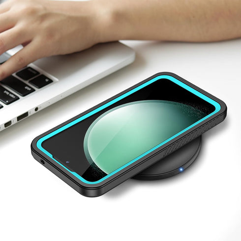 Lanhiem Samsung Galaxy S23 FE Case, IP68 Waterproof Dustproof Case with Built-in Screen Protector, Full Body Heavy Duty Shockproof Protective Phon...