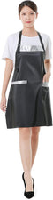 Hairdressing Apron with Pockets Adjustable Pet Grooming Pro Apron,28”x 33”,Black,A013101...