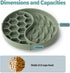 Slow Feeder Dog Bowls, Silicone Pet Food Bowls with Suction Cups for Small Medium Breed, Non-Slip Dog Feeding Bowls Slow Down Pet Eating Speed, An...