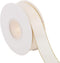 ITIsparkle 1" Inch Double Faced Satin Ribbon 25 Yards with Gold Edges, 1" X 25Yd - Ivory...