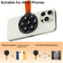 Magnetic Suction Cup Phone Mount, Ultra-Comfort Silicone Suction Grip Holder Stand for MagSafe, Hands-Free Mirror Shower Phone Holder Mount for Ti...