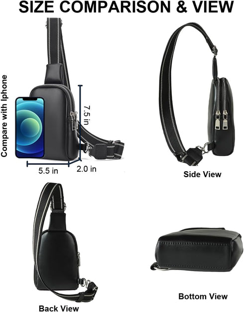 Hiflyer Crossbody Bags for Women Trendy, Crossbody Bag Sling Chest Bag, Sling Bag for Women Crossbody Purse...