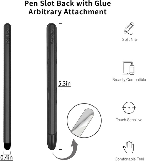 Stylus Pens with Pen Slot for Touch Screens, High Precision Capacitive Universal Stylus for iPad iPhone Tablets Samsung Galaxy All Touch Screen De...