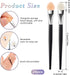 24 Pcs Sponge Applicators,Small Sponge Painting Brushes Detailed Ink Paints Blending Brushes for Pastel Artist Painting Pastels, DIY Scrapbooking ...