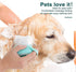 Pet Bath Massage Brush Puppy Dog Cat Grooming Cleaning Soft (Blue)...