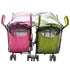 Aligle Twin Stroller Raincoat Universal Size Side by Side Stroller Weather Shield, Baby Rain Cover/Wind Shield...