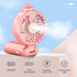 Handheld Fan Portable Misting Fan, Rechargeable Personal Mister Fan with 5 Speeds 3000mAh Battery Operated Fan with Mist, LED Display, 90° Foldabl...