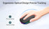 Wireless Bluetooth Mouse,LED Rechargeable Laptop Mouse .Portable Office Computer Mice use(BT5.2 and USB 2.4G) Dual Mode Connection,Silent,Slim,for...
