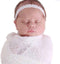 Sunmig Newborn Baby Stretch Wrap Photo Props Wrap-Baby Photography Props (Off-white)...